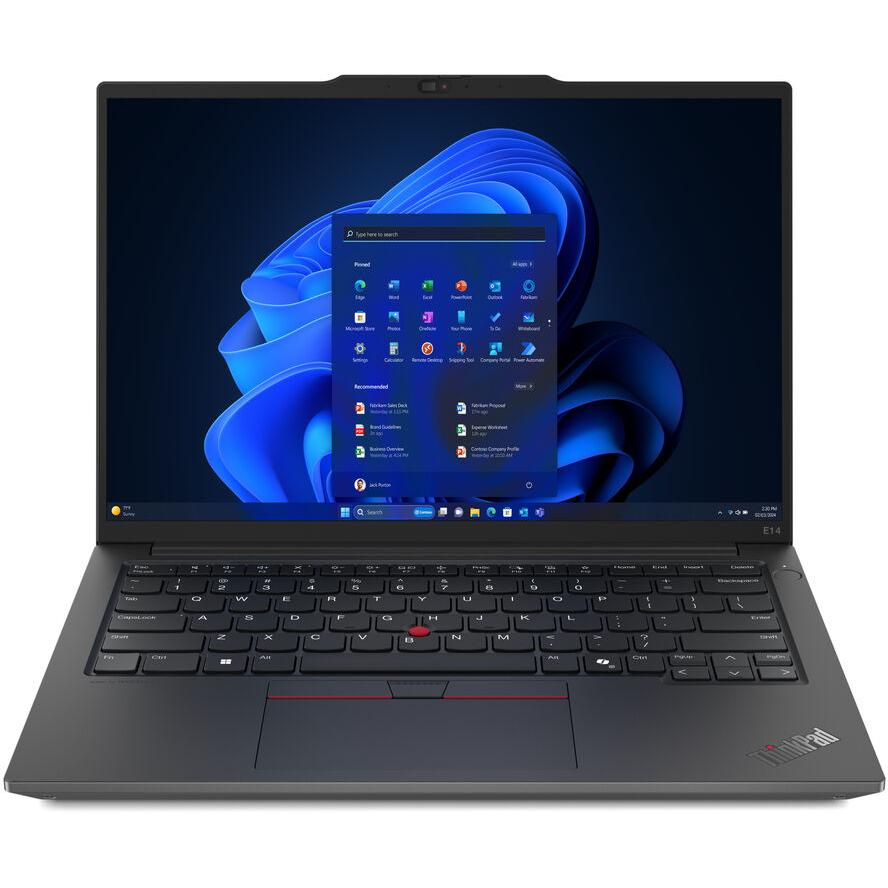Lenovo ThinkPad E14 AMD Ryzen™ 7 7735HS Laptop 35,6 cm (14") WUXGA 32 GB DDR5-SDRAM 1 TB SSD Wi-Fi 6E (802.11ax) Windows 11 Pro Fekete (21M3002KGE)-0