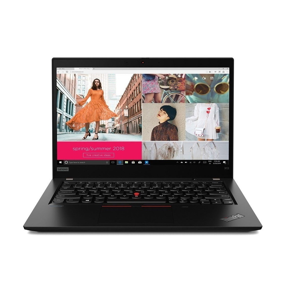Lenovo ThinkPad X13 Laptop Fekete (13.3" / Intel i5-10210U / 8GB / 256SSD / Win 10 Pro) - Használt-0