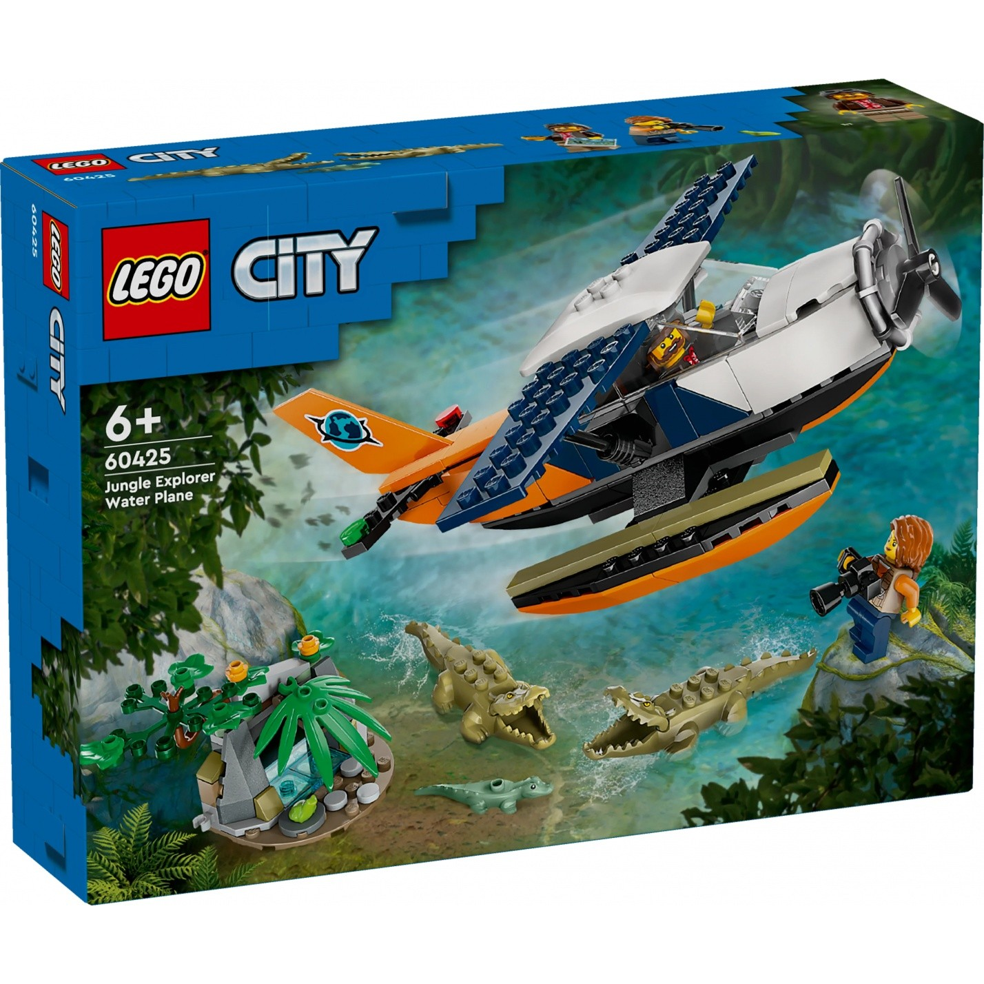 LEGO® City 60425 Dzsungelkutató hidroplán (60425)-0
