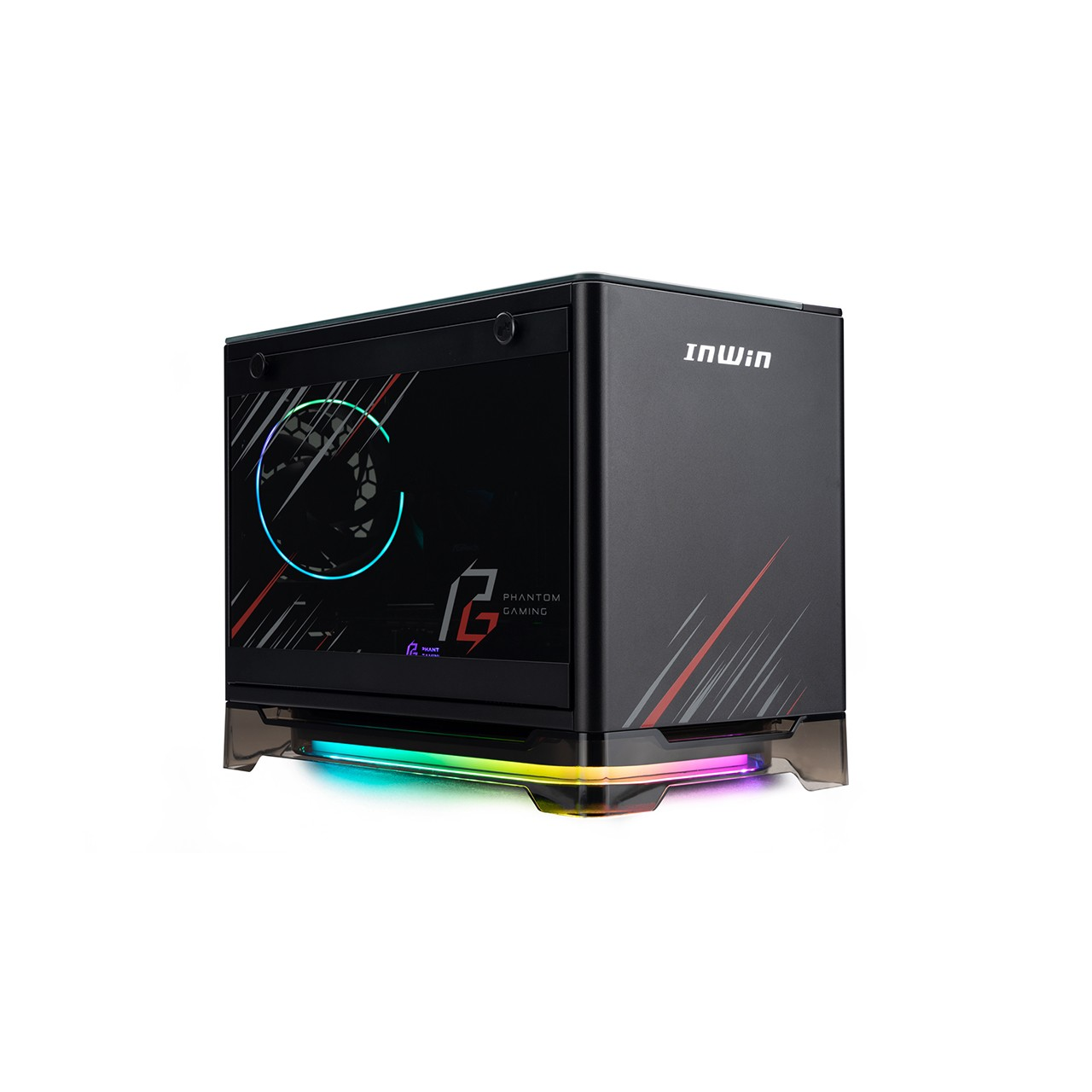 InWin A1 Plus Phantom Gaming Számítógépház - Fekete + 650W PSU (A1 PLUS_PG)-0