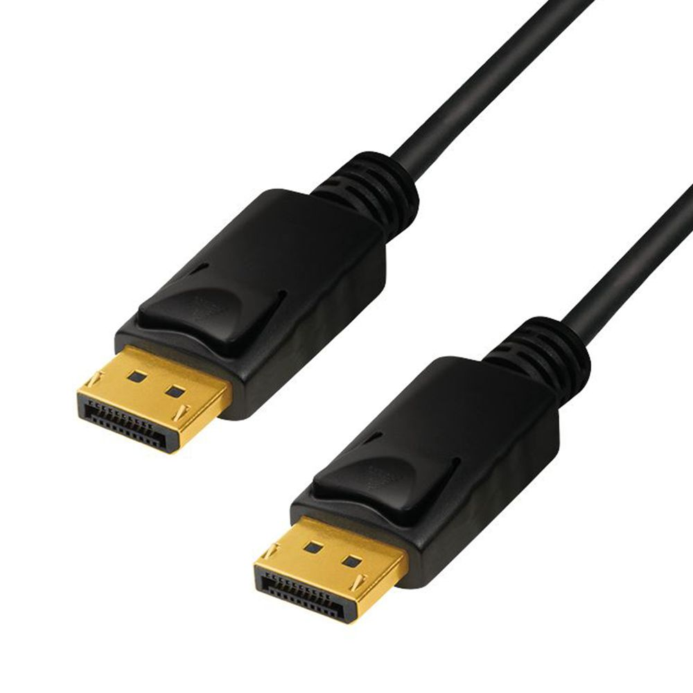 Logilink DisplayPort 1.4 Összekötő kábel 3m Fekete (CV0121)-0