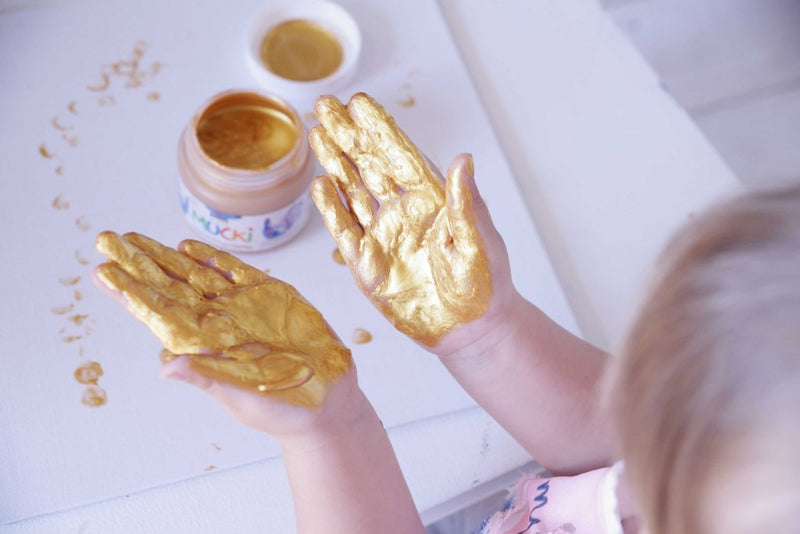 Finger Paint Gleaming Mucki 150 ml 4/set