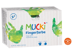 Finger Paint Mucki 150 ml 6/set