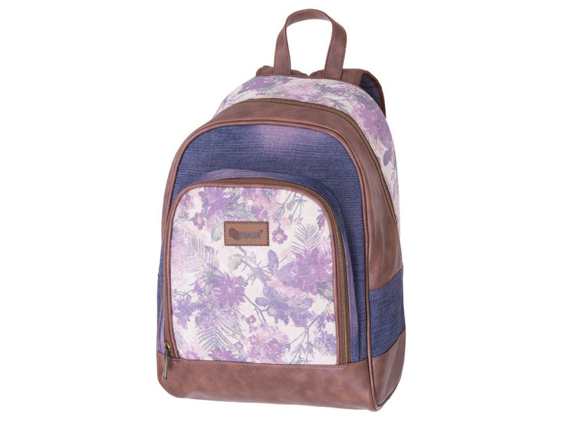 Ghiozdan Pulse Jeans Floral