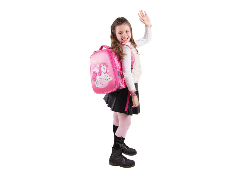 Ghiozdan Pulse Anatomic Cube Pink Magic 122152