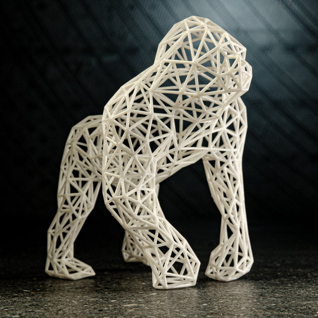 Gorilla Sculpture - Durable Resin Artwork-4