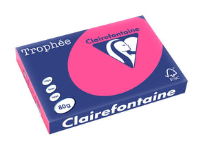 Hârtie A3 80 g/mp color intens fluo 500/top Clairefontaine