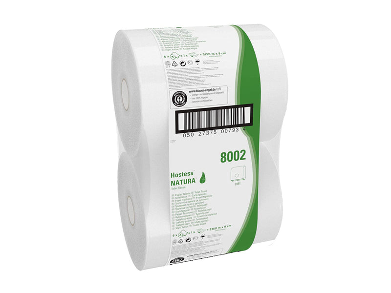 Hârtie igienică, Kimberly-Clark, Jumbo, 1 strat, 525 m, natur, 6 role/set
