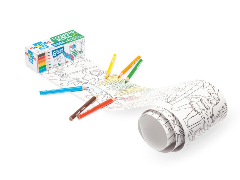 Hârtie mini coloring roll Carioca 85 x 10 cm