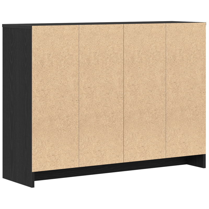 Bufet Negru 102 x 29.5 x 75 cm Lemn prelucrat