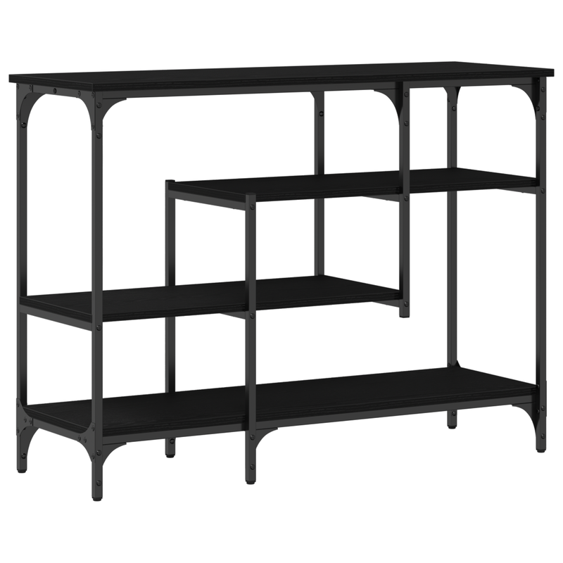 Masă de Consolă Stejar negru 100 x 35 x 75 cm