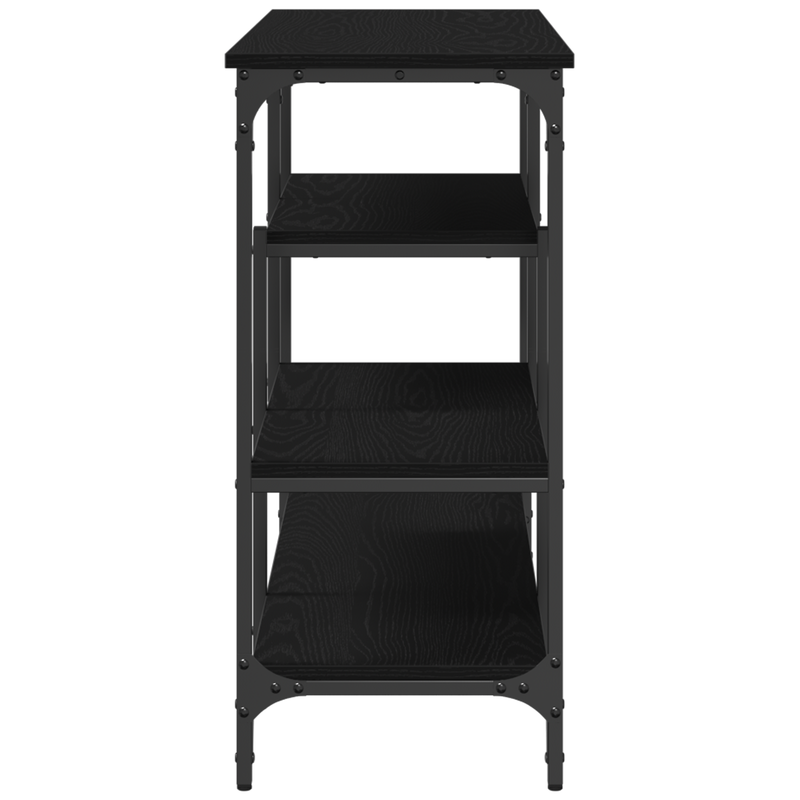 Masă de Consolă Stejar negru 100 x 35 x 75 cm