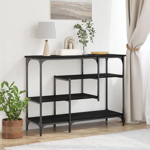 Masă de Consolă Stejar negru 100 x 35 x 75 cm
