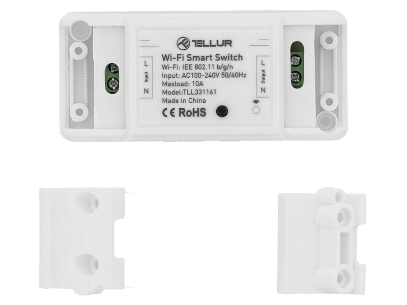 Întrerupător WiFi Tellur, de linie, 2200W, Alb