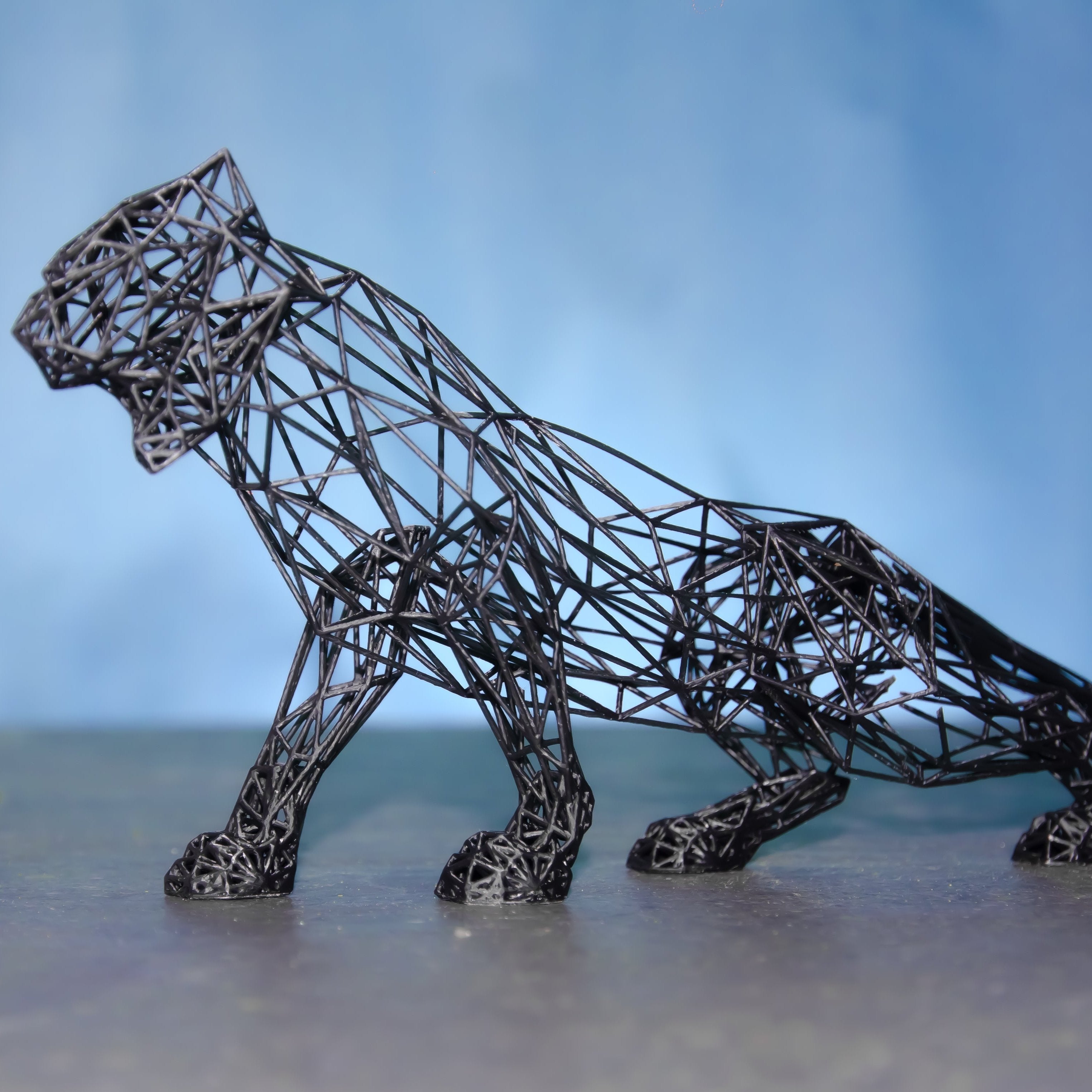 High-Precision Jaguar Sculpture-0