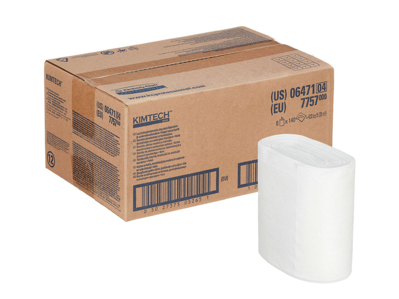 Lavete Kimberly-Clark, Kimtech Wettask DS, 1 strat, alb, 140 buc/set