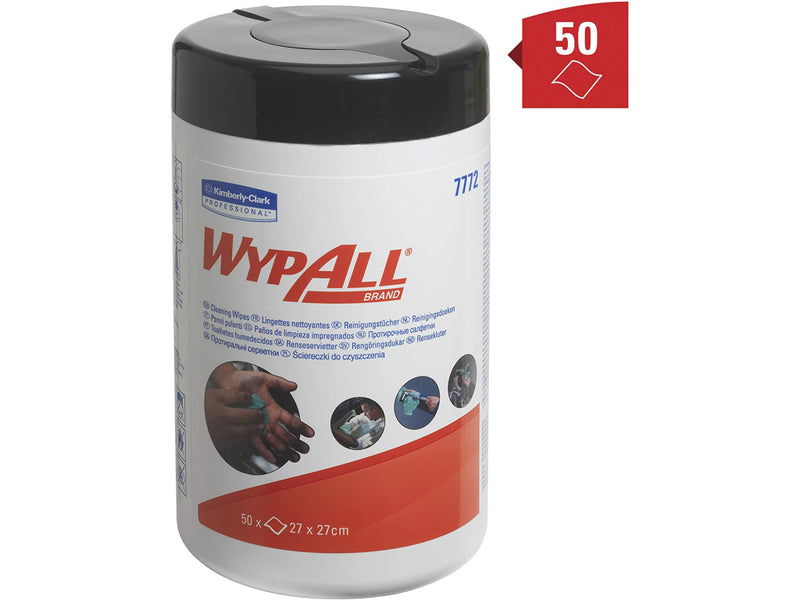 Lavete verzi WypAll Kimberly-Clark 50/cutie, 6 cutii/set