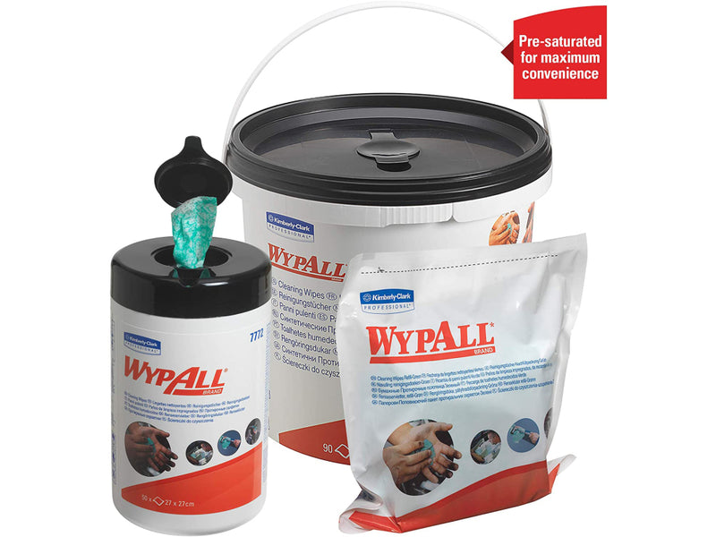 Lavete verzi WypAll Kimberly-Clark 50/cutie, 6 cutii/set