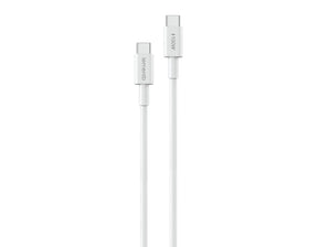 Lemontti Cablu Fast Charge Type-C la Type-C, PD, 100W, 1.2m, Alb