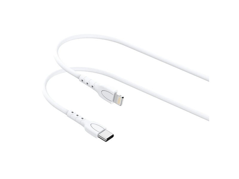 Lemontti Cablu Type-C la tip Lightning, 25W, 0.5m, Alb