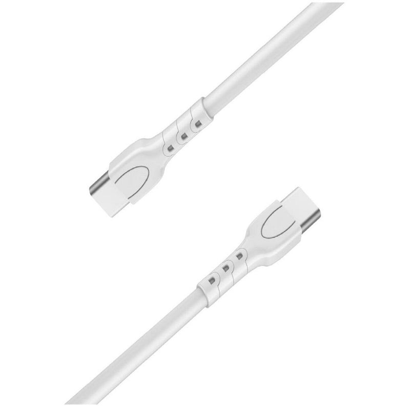 Lemontti Cablu Wind Fast Charge Type-C la Type-C, PD 65W, 0.5m, Alb