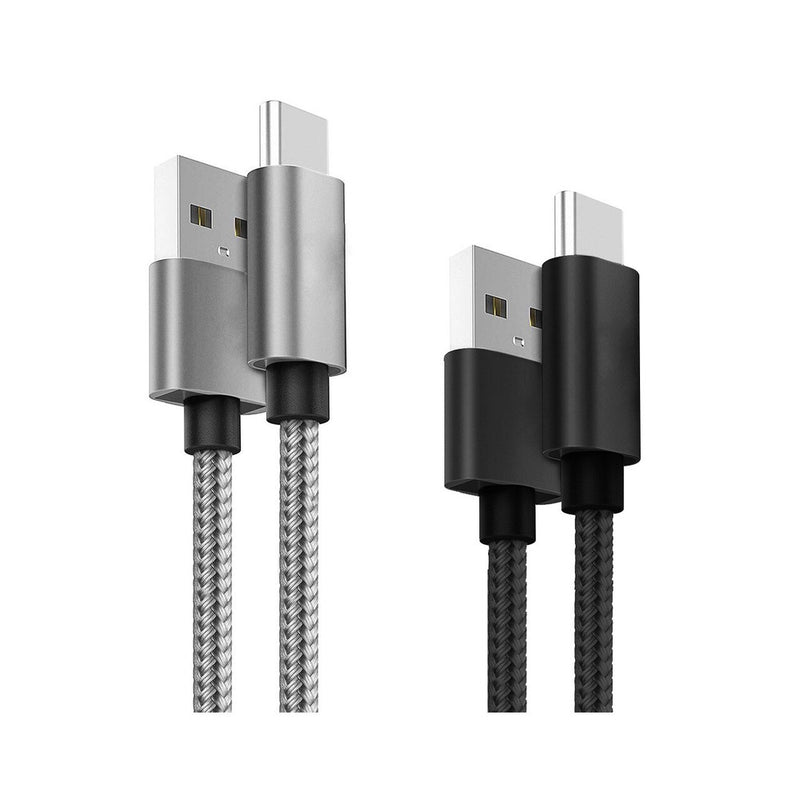 Lemontti Set Cabluri Bending Aluminum USB-A la Type-C 0.5m + 1m