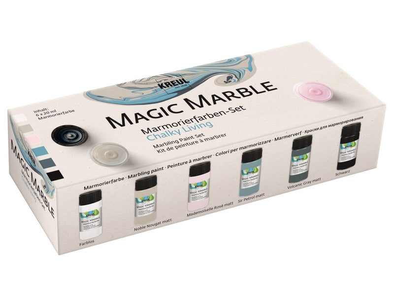 Vopsea Kreul Magic Marble Chalky 20 ml 6/set