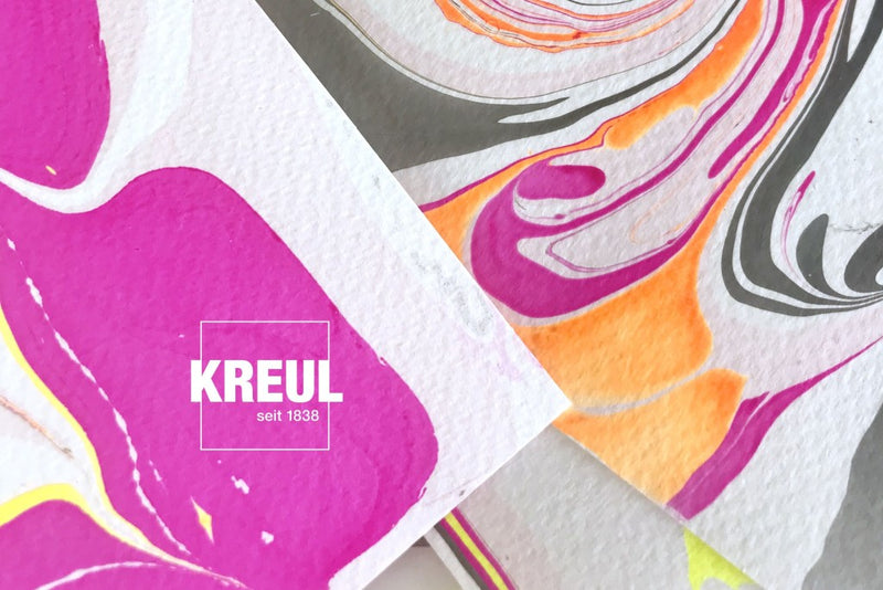 Vopsea Kreul Magic Marble Neon 20 ml 6/set