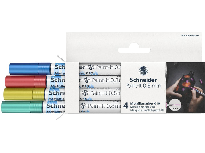 Marker metalic Schneider Paint-It 010 0,8 mm 4 buc/set2