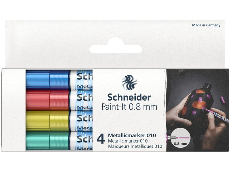 Marker metalic Schneider Paint-It 010 0,8 mm 4 buc/set2
