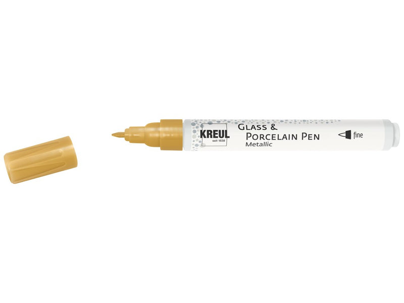 KREUL Glass & Porcelain Pen Metallic Fine