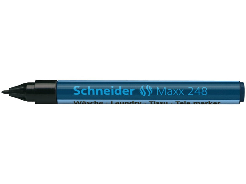 Marker permanent textile 1.0 mm Schneider 248 negru