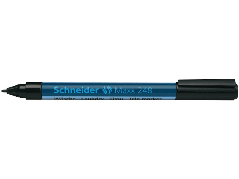 Marker permanent textile 1.0 mm Schneider 248 negru