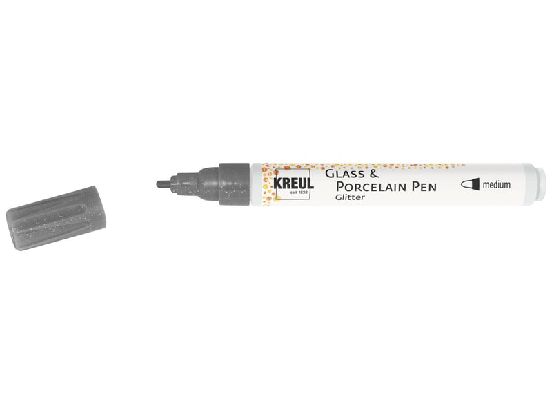 KREUL Glass & Porcelain Pen Glitter Medium