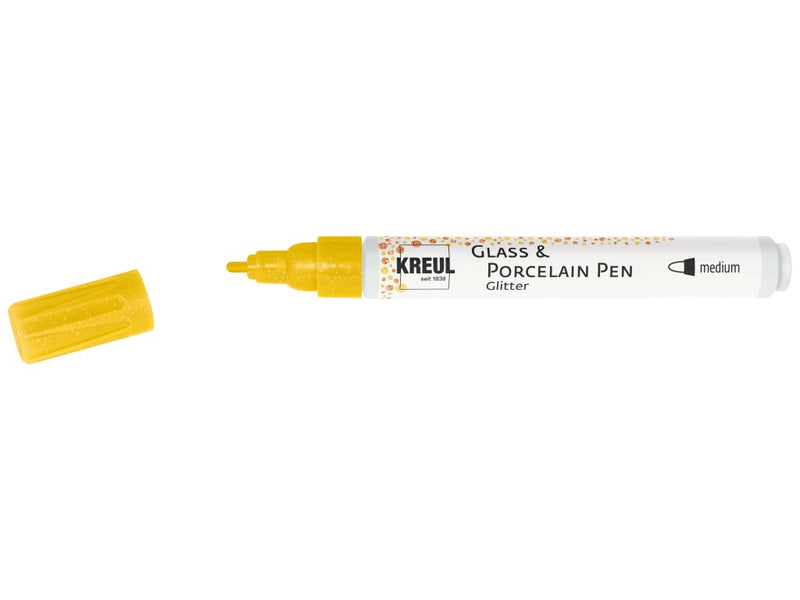 KREUL Glass & Porcelain Pen Glitter Medium