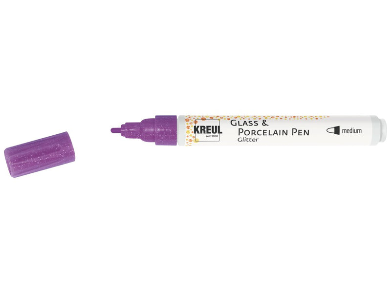 KREUL Glass & Porcelain Pen Glitter Medium