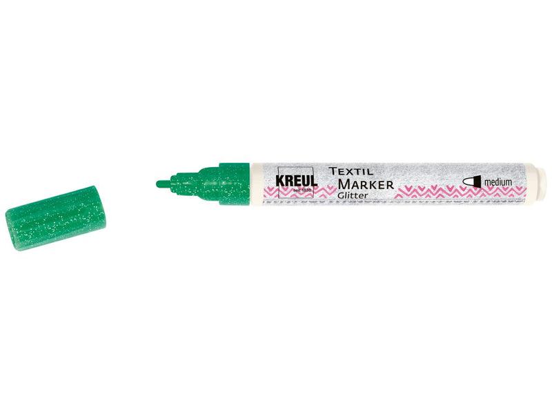 Marker pentru textile Glitter Kreul, vârf Mediu