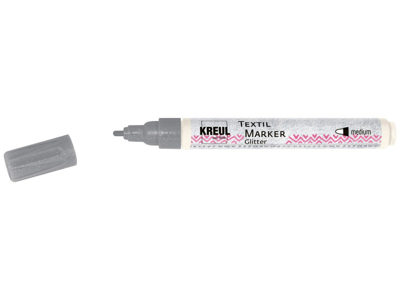 Marker pentru textile Glitter Kreul, vârf Mediu