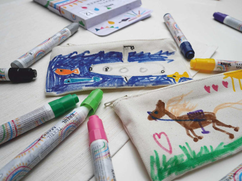 Marker textile Kreul Junior 12/set