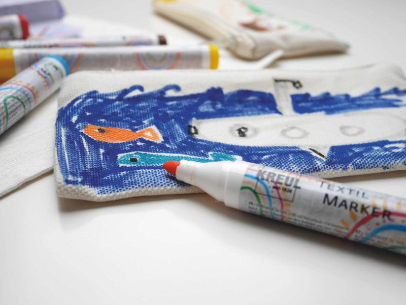 Marker textile Kreul Junior 12/set