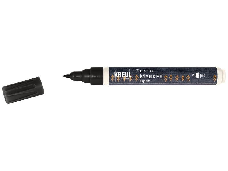 Marker pentru textile Opak Kreul, vârf Fin
