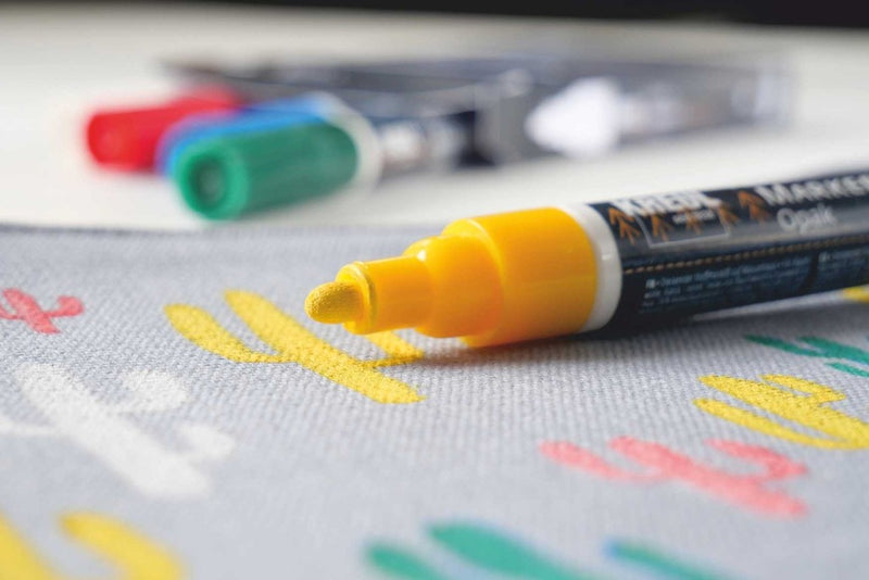 Marker pentru textile Opak Kreul vârf Mediu 5 buc/set