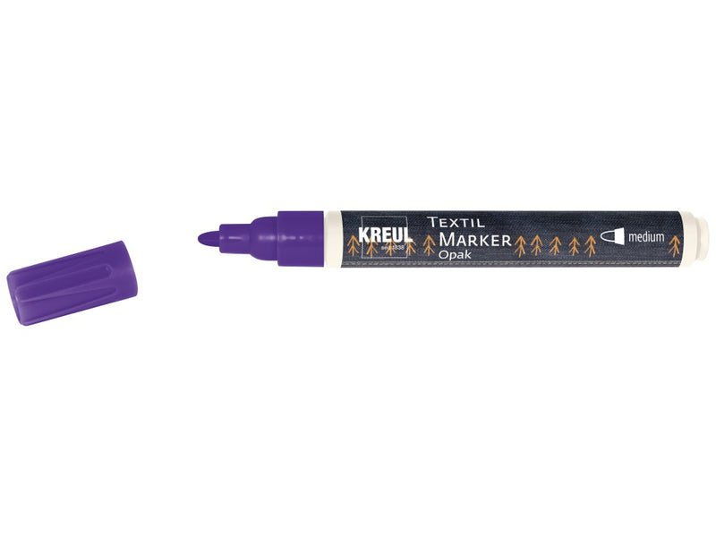 Marker pentru textile Opak Kreul, vârf Mediu