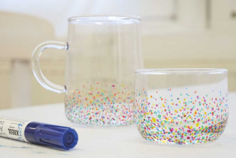 KREUL Glass & Porcelain Pen Clear 5/set