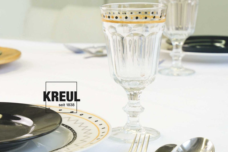 KREUL Glass & Porcelain Pen Metallic medium 5/set