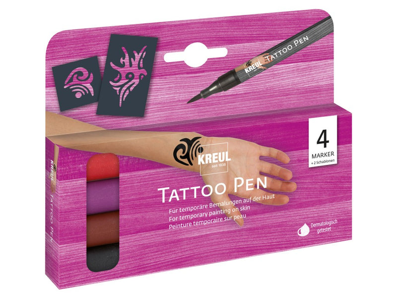 KREUL Tattoo Pen Tribals Set of 4
