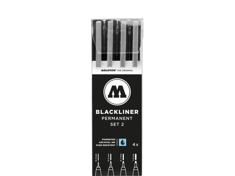 Blackliner Etui Set 2 4 buc