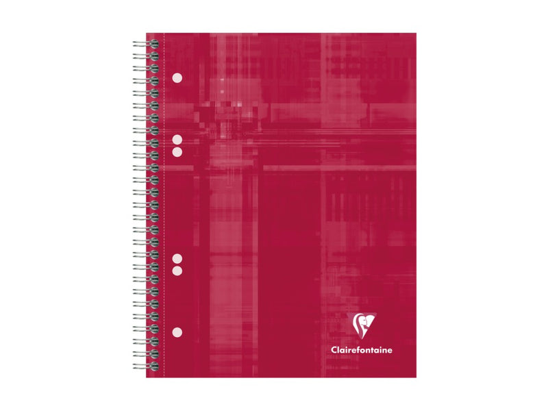 Notebook A5+ (16 x 21 cm) cu spirală, 90 file, Clairefontaine Bind'O Block