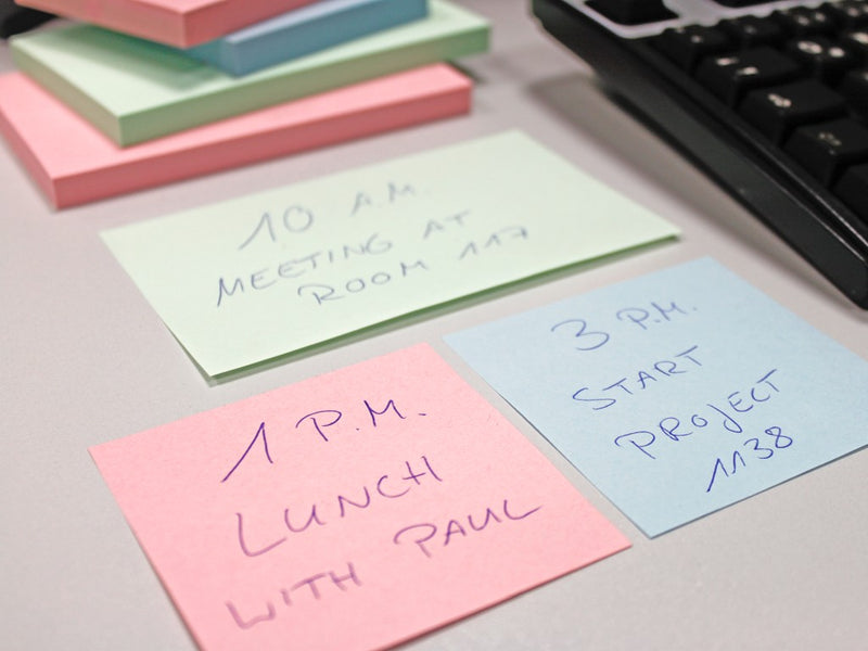 Notes adeziv Spring 75 x 75 mm - 100 file 5854-76