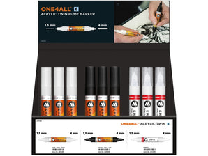 One4All Acrylic Twin Display Set